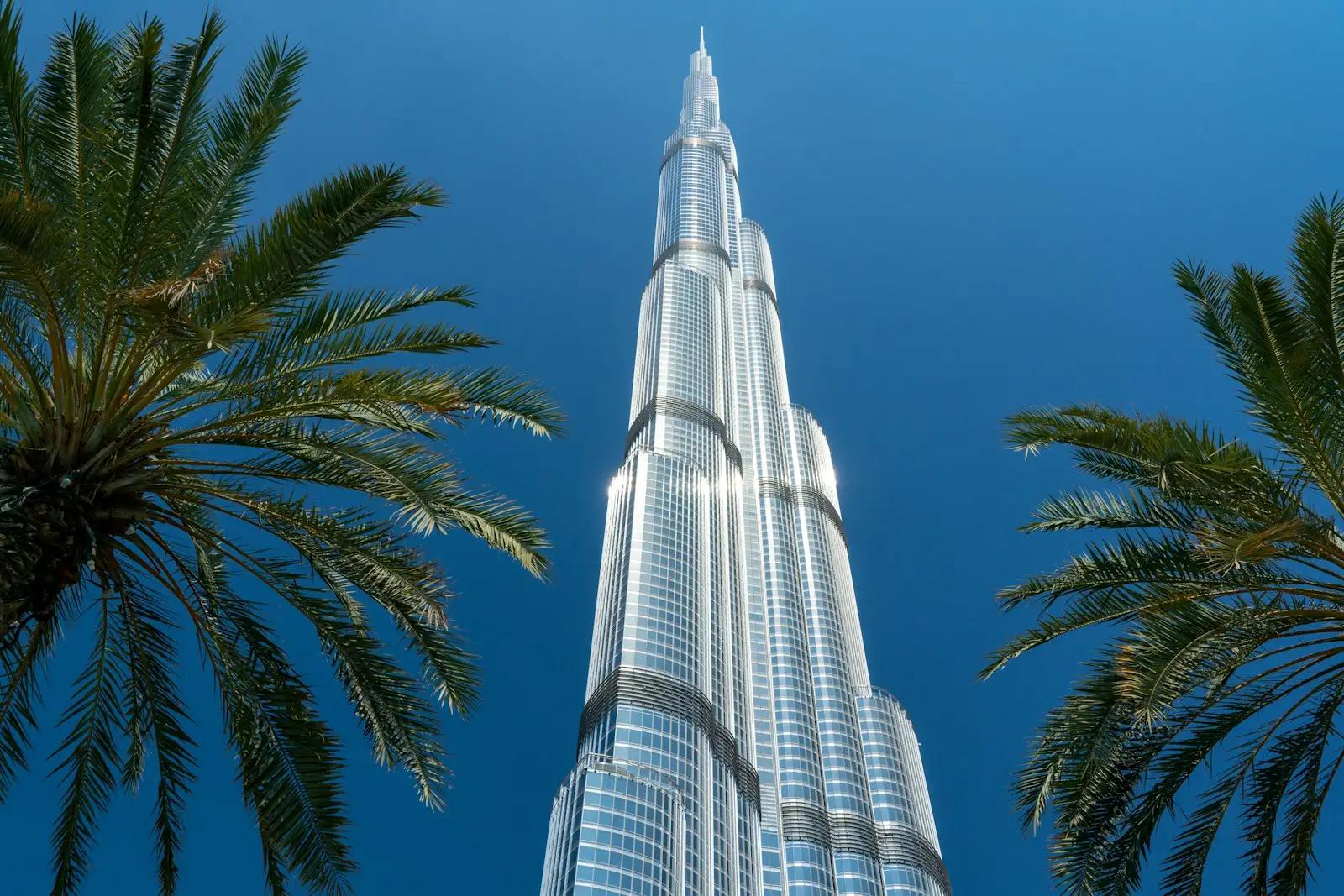 The Burj Khalifa rising above Dubai